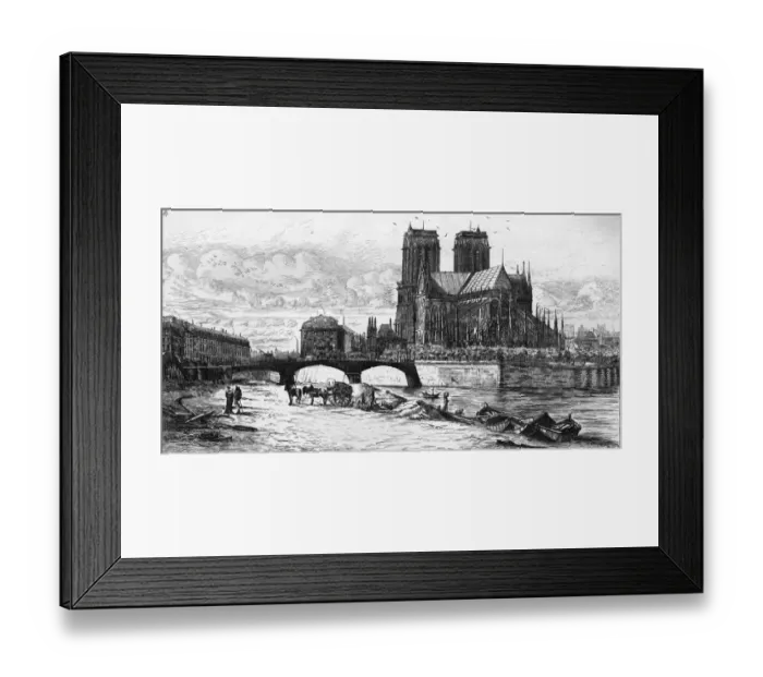 Framed Print : Notre Dame Framed Print : Notre Dame