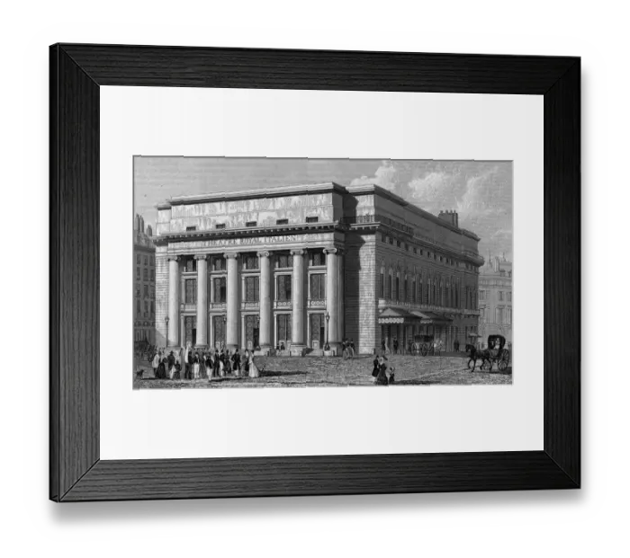 Framed Print : Theatre Italien Framed Print : Theatre Italien