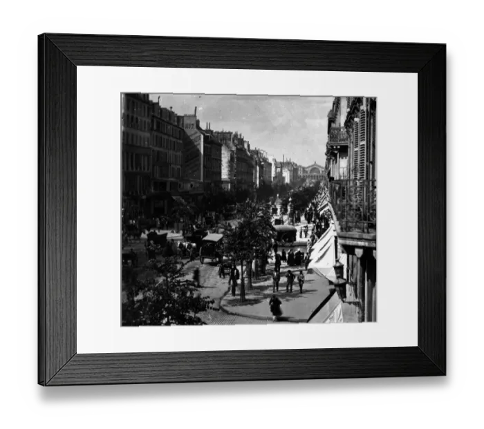 Framed Print : Paris Boulevard Framed Print : Paris Boulevard