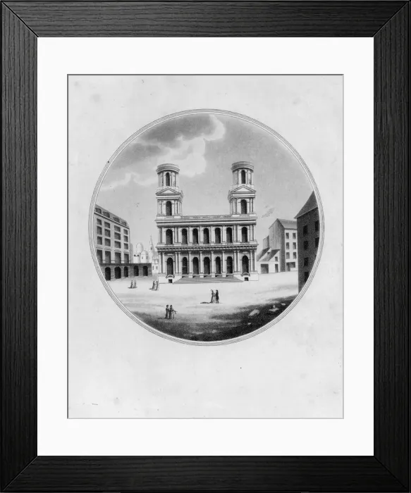 Framed Print : St Sulpice Framed Print : St Sulpice