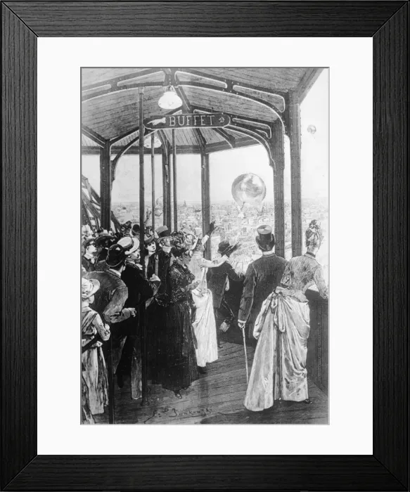 Framed Print : Eiffel Balloons Framed Print : Eiffel Balloons