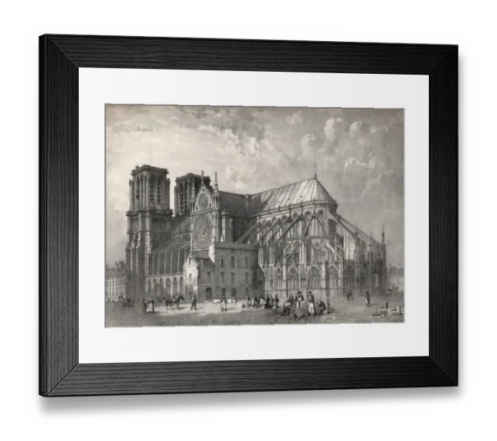 Framed Print : Notre Dame De Paris Framed Print : Notre Dame De Paris