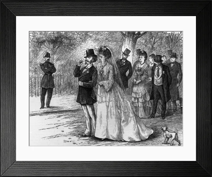 Framed Print : Wedding Party Framed Print : Wedding Party