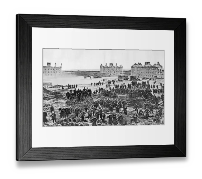Framed Print : Prussian Occupation Framed Print : Prussian Occupation