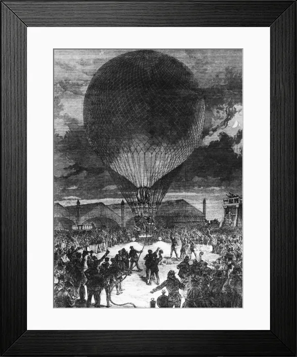 Framed Print : Balloon Post Framed Print : Balloon Post
