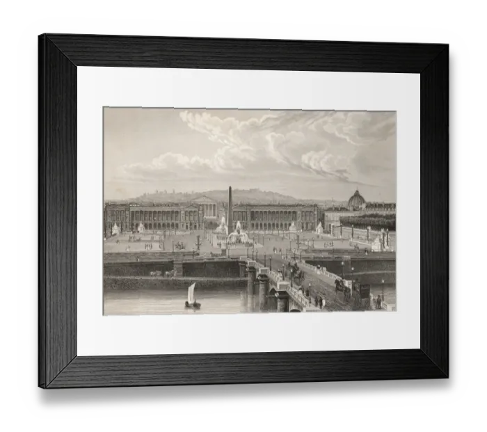 Framed Print : Place De La Concorde Framed Print : Place De La Concorde