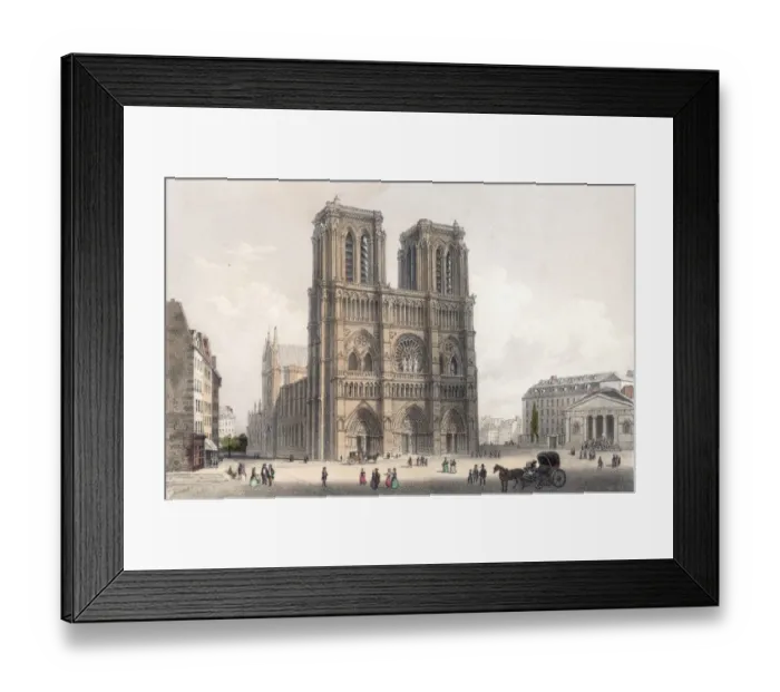 Framed Print : Notre Dame Framed Print : Notre Dame
