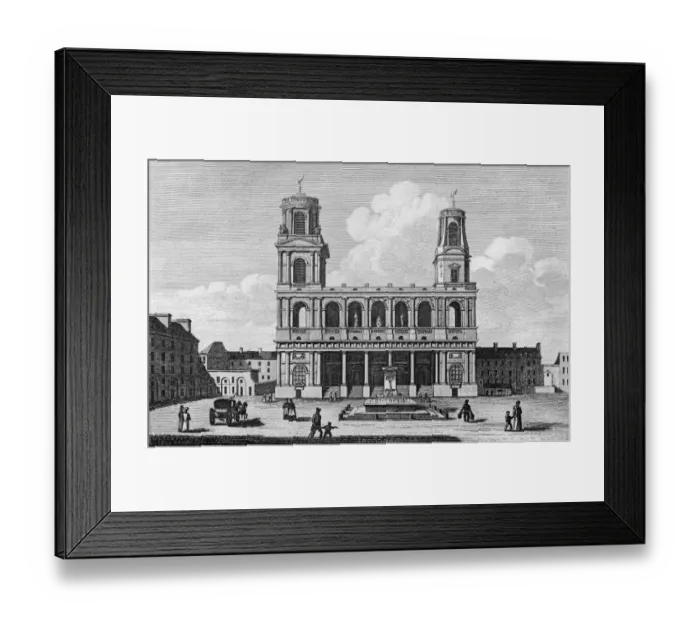 Framed Print : St Sulpice Framed Print : St Sulpice