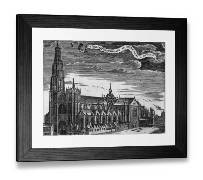 Framed Print : Antwerp Cathedral Framed Print : Antwerp Cathedral