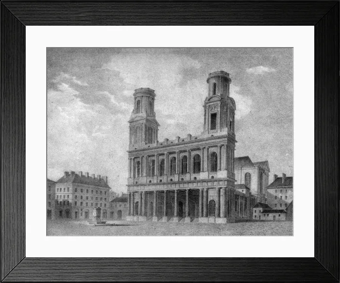 Framed Print : Saint Sulpice Framed Print : Saint Sulpice