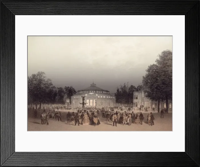 Framed Print : Parisian Nightlife