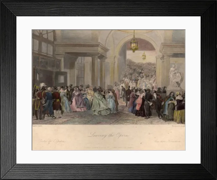 Framed Print : Leaving The Opera Framed Print : Leaving The Opera