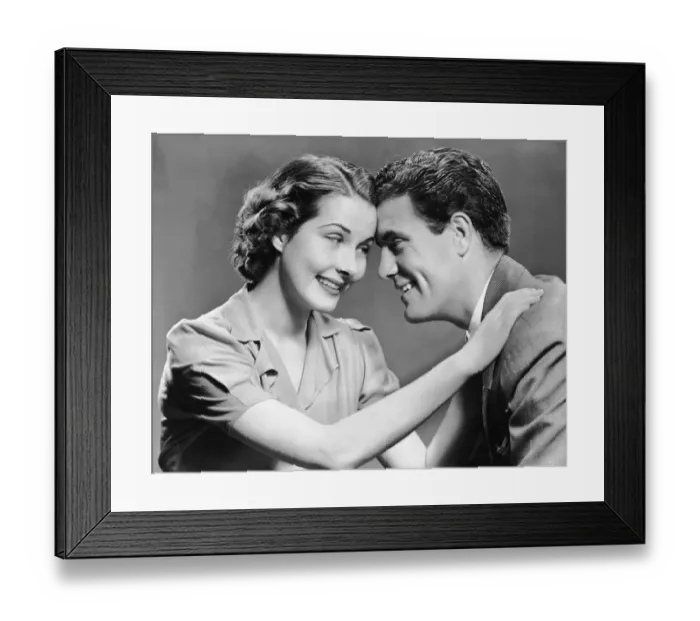 Framed Print : Couple being romantic Framed Print : Couple being romantic