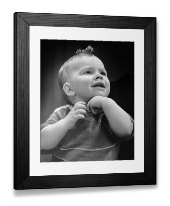 Framed Print : Portrait of a baby Framed Print : Portrait of a baby