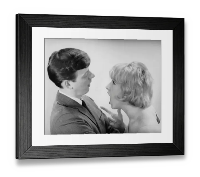 Framed Print : Couple in heated argument Framed Print : Couple in heated argument