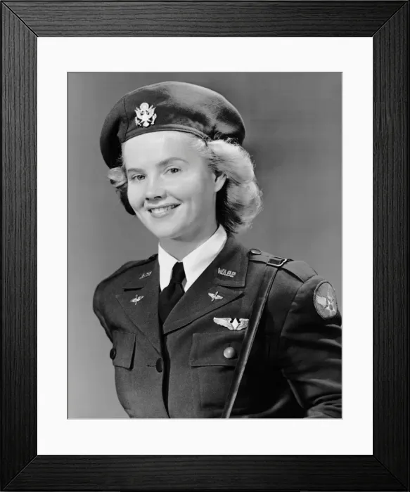 Framed Print : Woman in uniform Framed Print : Woman in uniform