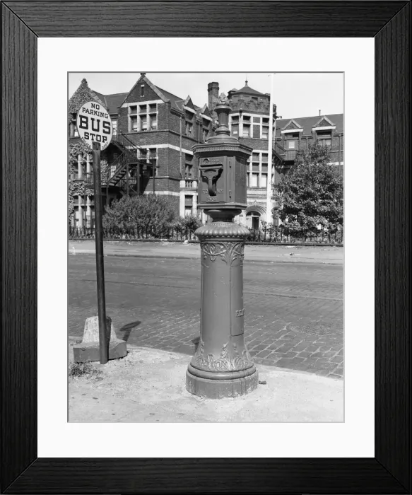 Framed Print : Fire alarm box Framed Print : Fire alarm box