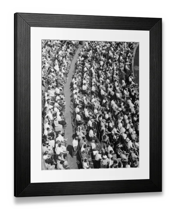Framed Print : Stadium crowd Framed Print : Stadium crowd
