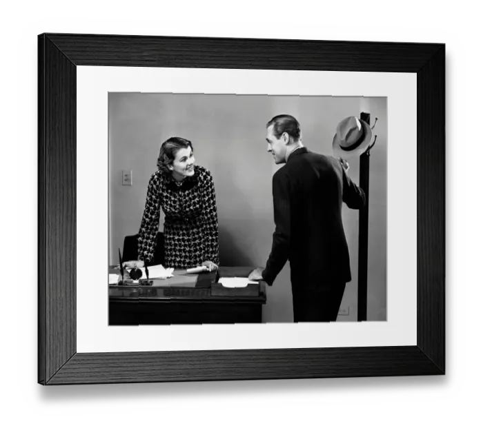 Framed Print : Indoor business scene Framed Print : Indoor business scene