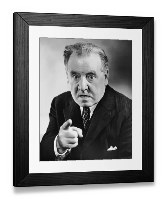 Framed Print : Portrait of angry mature man Framed Print : Portrait of angry mature man