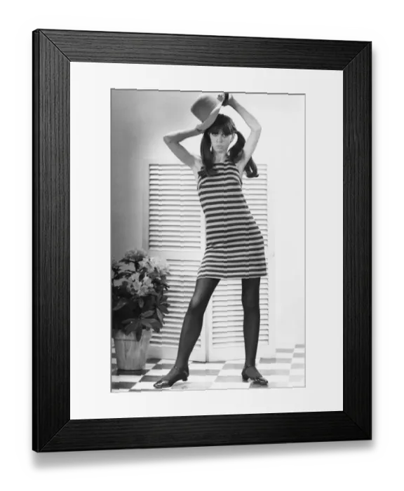 Framed Print : Woman modeling fashion Framed Print : Woman modeling fashion