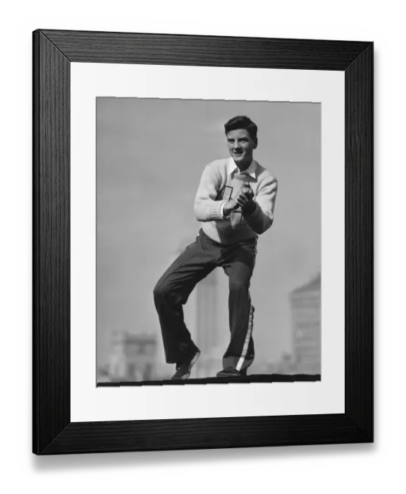 Framed Print : High school cheerleader Framed Print : High school cheerleader