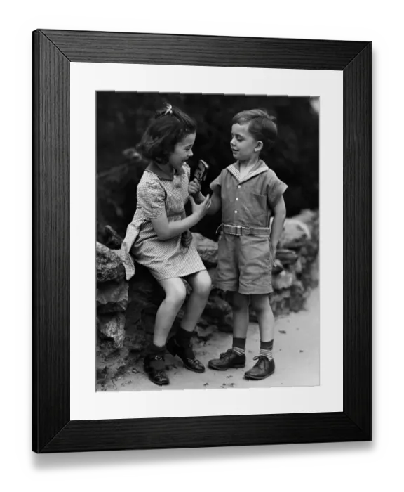 Framed Print : Portrait of children Framed Print : Portrait of children