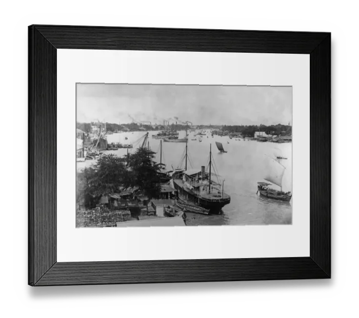 Framed Print : black and white, Diry 18677, J1691799, outdoors, day, high angle view, J169179901 Framed Print : black and white, Diry 18677, J1691799, outdoors, day, high angle view, J169179901