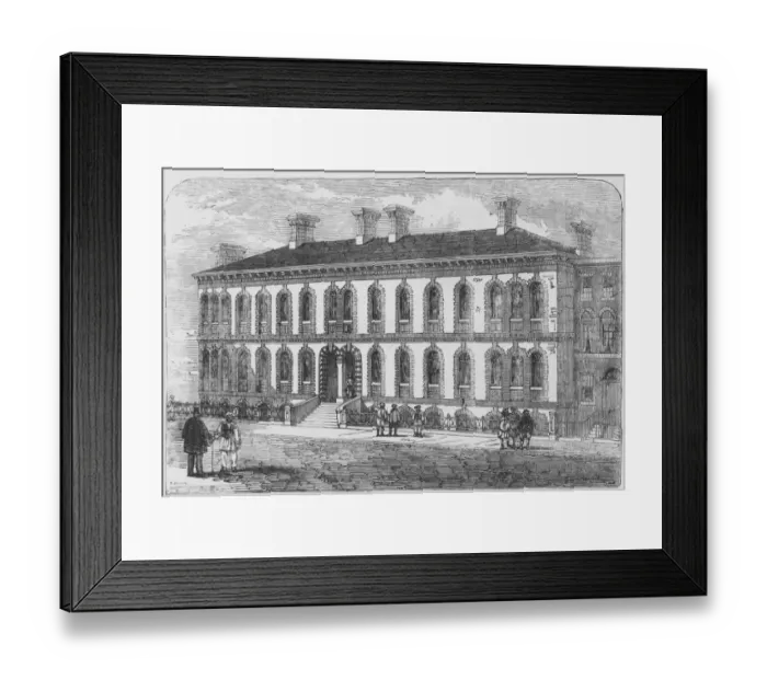 Framed Print : Black and White, diry 18586, J1687493, H / MIS / RELF / INSTITUTIONS / 1850-1919, charitable foundation Framed Print : Black and White, diry 18586, J1687493, H / MIS / RELF / INSTITUTIONS / 1850-1919, charitable foundation