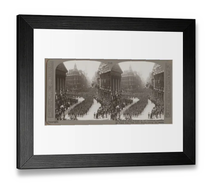 Framed Print : World War I London Victory Parade
