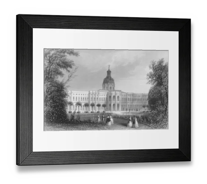 Framed Print : Huty18462, outdoors, day, print, T / GER / BERLIN / CHARLOTTENBURG PALACE, PALACE, medium Framed Print : Huty18462, outdoors, day, print, T / GER / BERLIN / CHARLOTTENBURG PALACE, PALACE, medium