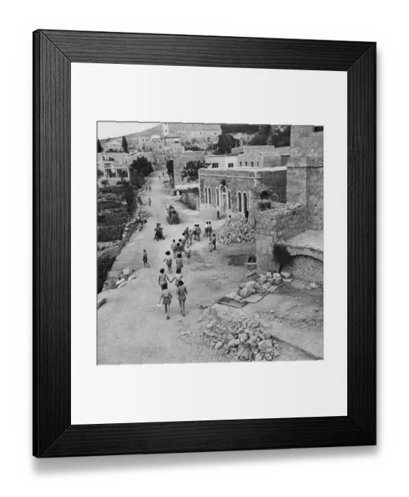 Framed Print : View Of Ein Kerem