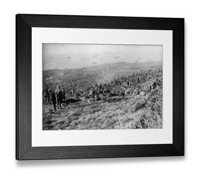 Framed Print : Troops At Suvla