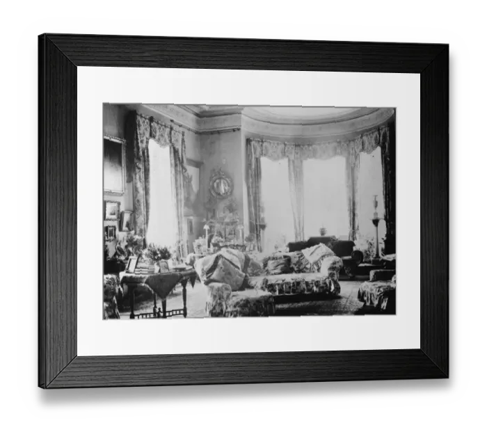 Framed Print : Victorian Sitting Room Framed Print : Victorian Sitting Room