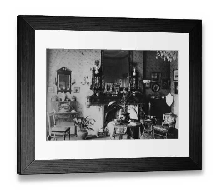 Framed Print : Victorian Sitting Room