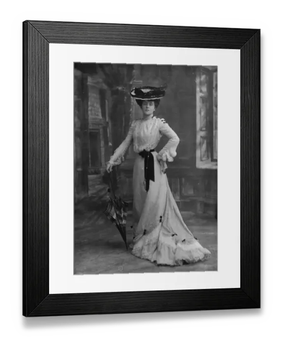 Framed Print : Edwardian Pose Framed Print : Edwardian Pose