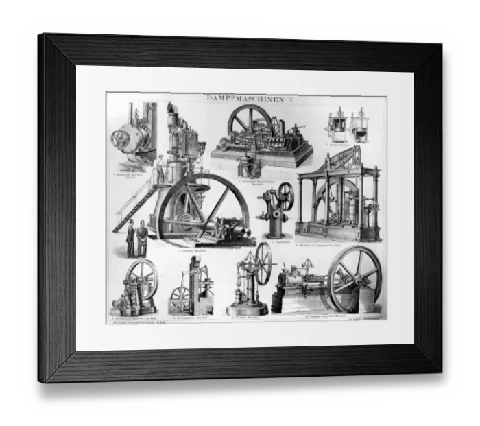 Framed Print : Steam Ingenious Framed Print : Steam Ingenious