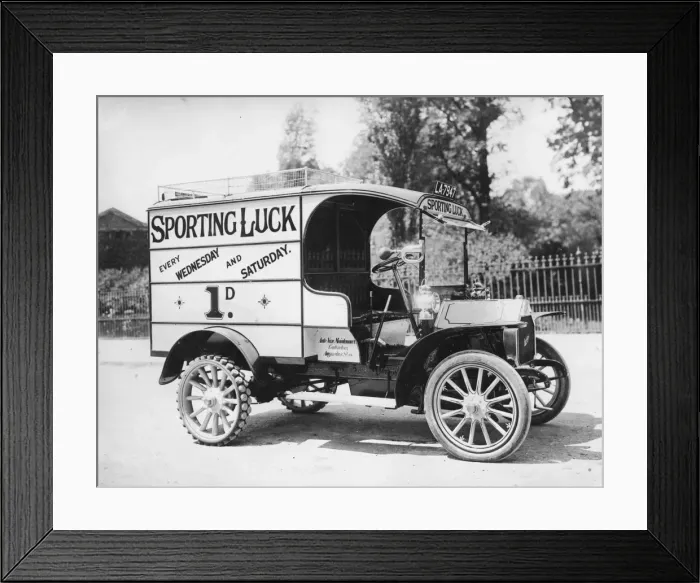 Framed Print : Distribution Van Framed Print : Distribution Van