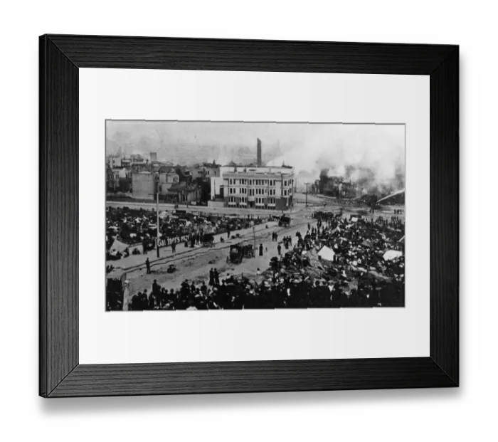 Framed Print : Frisco Quake Framed Print : Frisco Quake