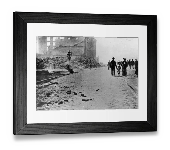 Framed Print : Frisco Quake Framed Print : Frisco Quake
