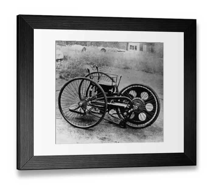 Framed Print : First Motorcycle Framed Print : First Motorcycle