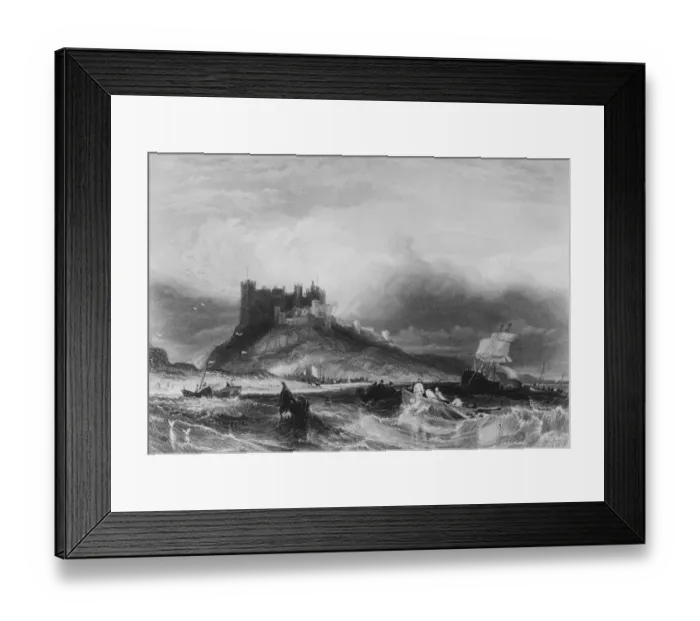 Framed Print : Bamburgh Castle Framed Print : Bamburgh Castle
