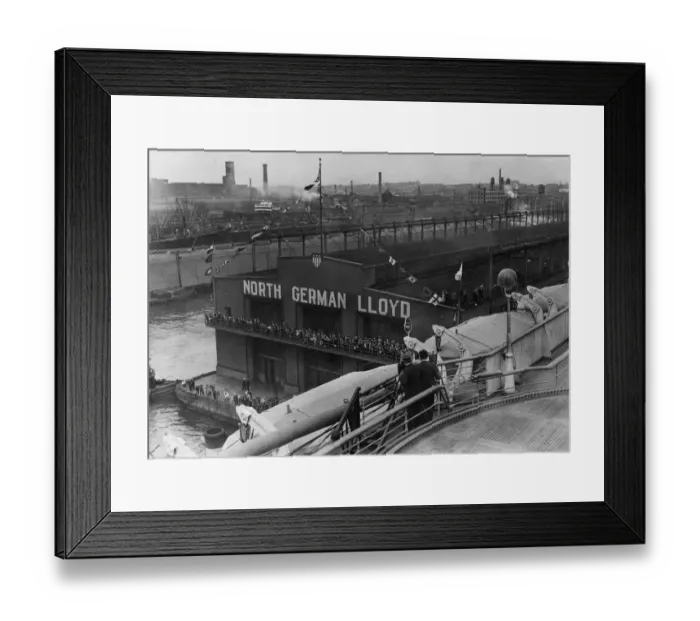Framed Print : New York Dock Framed Print : New York Dock