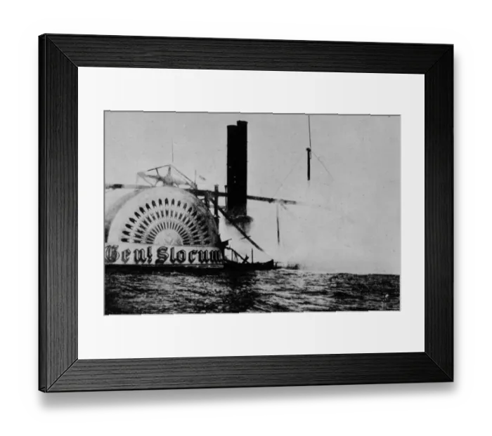 Framed Print : General Slocum Framed Print : General Slocum