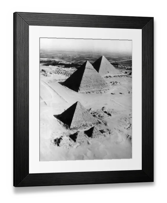 Framed Print : Giza Pyramids Framed Print : Giza Pyramids