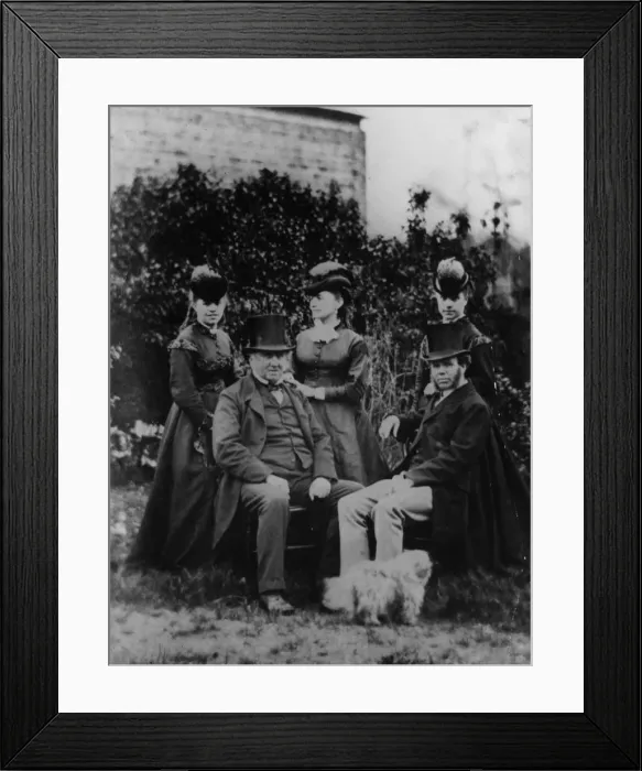 Framed Print : A Victorian Family Framed Print : A Victorian Family