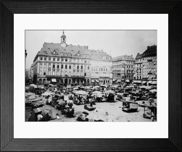 Framed Print : Dresden Market Framed Print : Dresden Market