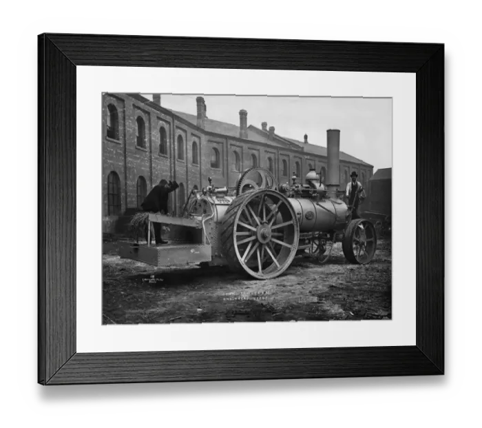 Framed Print : Straw Burning Engine Framed Print : Straw Burning Engine