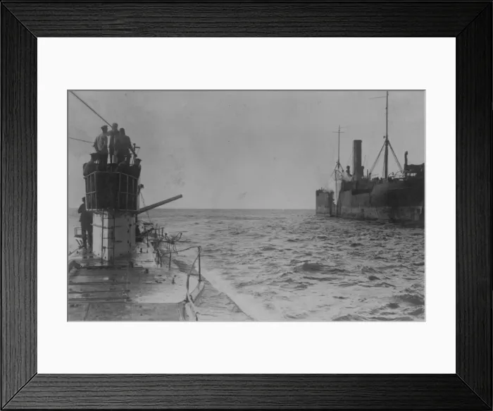 Framed Print : U-Boat Attack Framed Print : U-Boat Attack