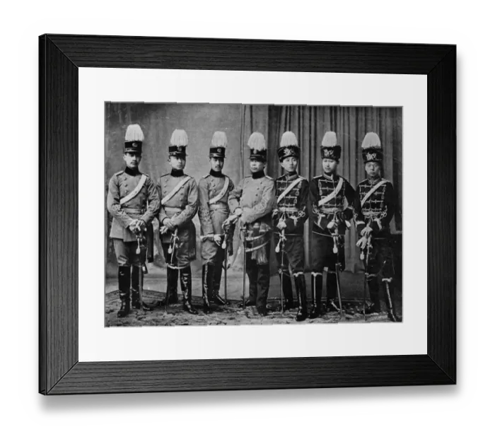 Framed Print : Japanese Generals Framed Print : Japanese Generals